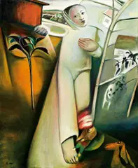 Hwang Jyi, Running in the Field, 1991, Oil on canvas