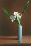 Yeh Tzu Chi, Ginger Lily, 2017 - 2019, Tempera and oil on linen