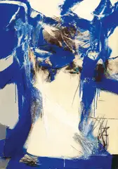 Blue Undercurrent by Chihung Yang, 2002, Acrylic on canvas, offered Dec 2018