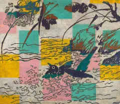 Dialogue with Mondrian No. 4 by Xue Song, 2012, Mixed media on canvas, offered Dec 2021