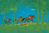 Tatyana Palchuk, The Hunting. Summer, 2004, Oil on canvas