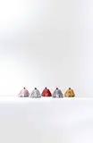 Pumpkin (a set of 5) by Yayoi Kusama, 2002, Limoges porcelain, edition 100/130, sold Dec 2018