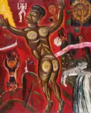 Wu Tien-chang, Song of the Indigenous People, 1990, Oil on canvas