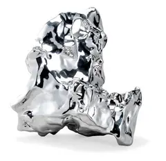Zhan Wang, Artificial Rock No. 20, 2005, Stainless steel, ed. 6/8