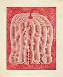 Yayoi Kusama, Pumpkin-Red, 2006, Etching, edition of 8, HC 3/4
