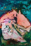 Rhiannon Salisbury, Curdle, 2021, Acrylic on cotton stretched canvas