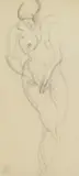 Nude by Sanyu, 1920-1930, Charcoal on paper, sold Jun 2017