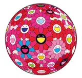 Takashi Murakami, Flower Ball, 2015, Acrylic on canvas mounted on board