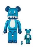Kaws, Chompers Bearbrick 1000%; 400%; 100% (a set of 3), 2003, Mixed media, vinyl, edition of 500