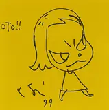 OTO!! by Yoshitomo Nara, 1999, Marker pen on paper, sold Jun 2018