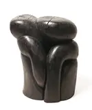 Wang Keping, Couple, 2007, Bronze with black patina, edition no. 5/8