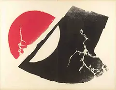 Day and Night #34A by Chen Ting-Shih, 1976, Woodblock print, edition no. 8/40, sold Jun 2018