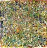George Chann, Color Splash, Oil on canvas, collage