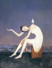 Dove by Wang Yan, 2005, Oil on canvas, offered Dec 2007