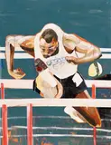 Kuo Yen Fu, Hurdle, 2021, Acrylic on canvas
