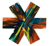 Spin Painting- Asterisk by Damien Hirst, 2009, Acrylic, metallic paint on paper, sold Jun 2023