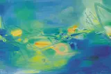 Effluves de Printemps (Emanations of Spring) by Chu Teh-chun, 1987, Oil on canvas, sold Jun 2018