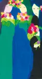 Three Beauties by Walasse Ting, Acrylic on paper, sold Jun 2015