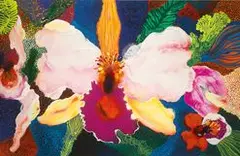 Thierry Feuz, Supernatural Diva Nuclea, 2019, Lacquer acrylic on canvas