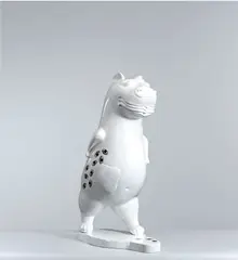Liu Jia, Living World Drama Series - Hippo, 2006, Fiberglass, edition no. 3/4