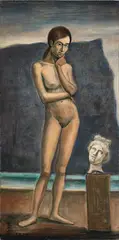 Chen Ching-Jung, Contemplation, 1985, Oil on canvas