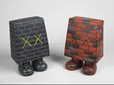 Kaws, Wonderwall (Black, Red) (a set of 2), 2010, Painted cast vinyl, edition of 500