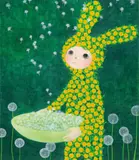Asa Go, Sowing Seeds, 2022, Acrylic on canvas