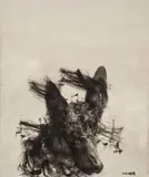 Zhou Chunya, Hei Gen, 1995, Oil on canvas