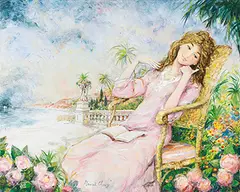 Bernard Charoy, Jardin en Méditérranée, 2009, Oil on canvas