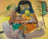 Fu Ching-Li, Bless, 1993, Oil on canvas