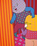 Liao Yu-an, Impolite Invitation No.2, 2007, Acrylic on canvas