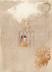 Ai Yamaguchi, Princess Sakura, 2007, Acrylic and foil on paper
