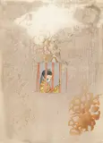 Ai Yamaguchi, Princess Sakura, 2007, Acrylic and foil on paper