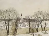 Tatyana Palchuk, Snow Fall (Sniegs), 2012, Oil on canvas