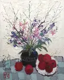 Pang Jiun, Flower, 2009, Oil on canvas
