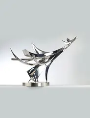 Yuyu Yang, Advent of the Phoenix IV, 1991, Stainless stell, edition no. 7/10