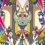 Yamaguchi Soichi, The Direction of Sight, 2010, Acrylic on cotton cloth