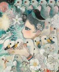 Aya Takano, Hathor Inside, 2013, Oil on canvas