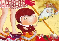 Carrie Chau, How to be a Good Mother, 2007, Acrylic on canvas