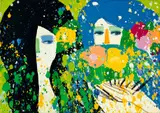 Walasse Ting, Do You Like Autumn?, 1979, Acrylic on canvas