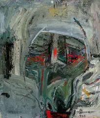 Figure by Michell Hwang, 1988, Oil on canvas, sold Dec 2009
