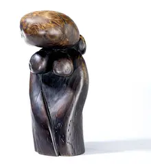 Untitled by Wang Keping, Wooden sculpture, offered Dec 2009