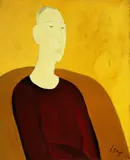 Young Man by Chiu Ya-tsai, Oil on canvas, sold Jun 2007