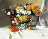 Dai Ze, Chrysanthemum, 1995, Oil on canvas