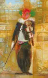 Hsu Ming Hsiung, Knight, 1995, Oil on canvas