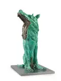 Zhou Chunya, Shouting, 2006, Bronze, edition 5/8