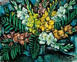 Wu Bu Yun, Blossom, 1965, Oil on canvas