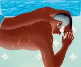 Fan Yang Tsung, Swimming Pool Series: The Splendid Sun 2, 2020, Acrylic on canvas