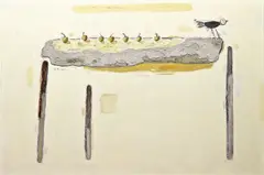 Shuxia Chen, Rest, 2001, Oil on canvas