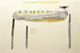 Shuxia Chen, Rest, 2001, Oil on canvas